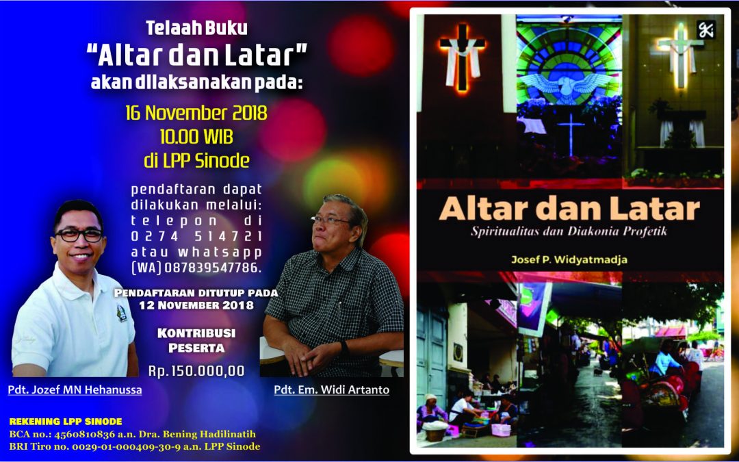 Telaah buku “Altar dan Latar”