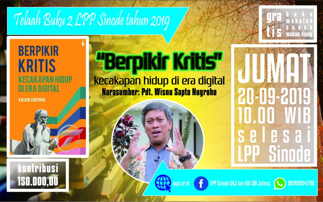 Telaah buku “Berpikir Kritis”