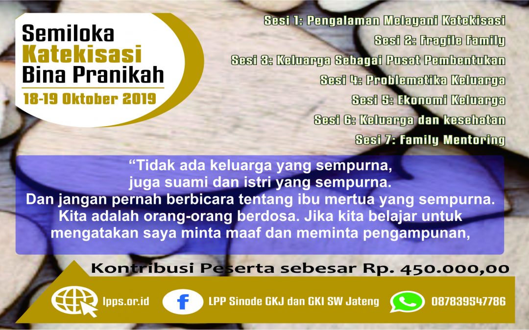 Semiloka Katekisasi Pra Nikah