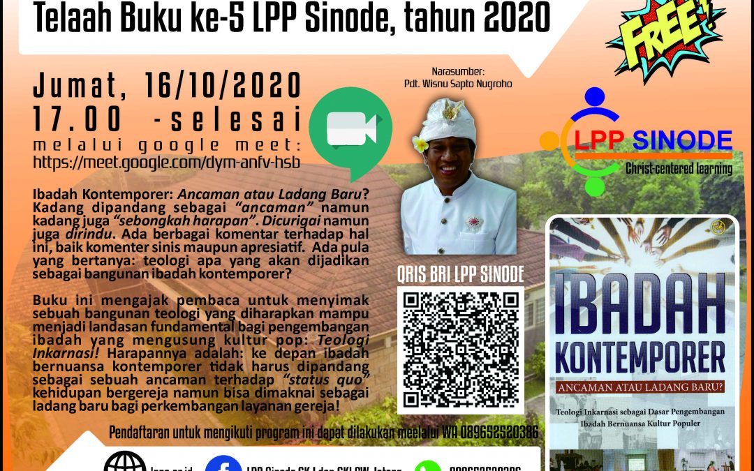 Telaah Buku ke-5 LPP Sinode “Ibadah Kontemporer”