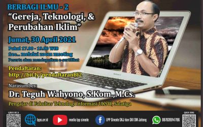 Gereja, Teknologi, & Perubahan Iklim