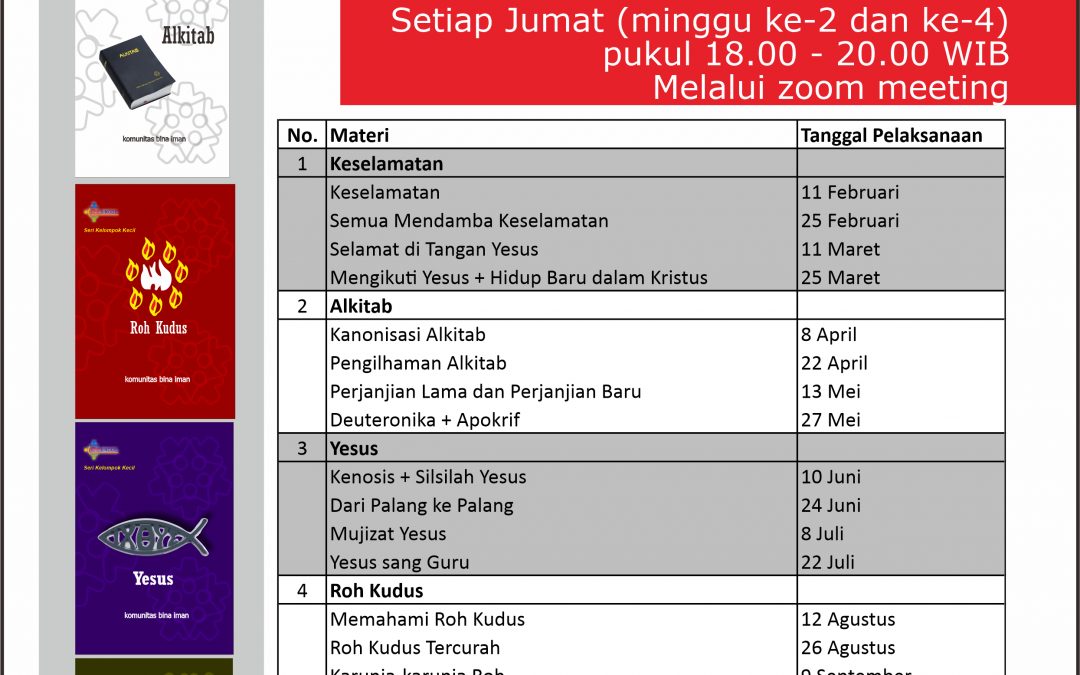 Mentoring Pemimpin Gereja Melalui Komunitas Bina Iman