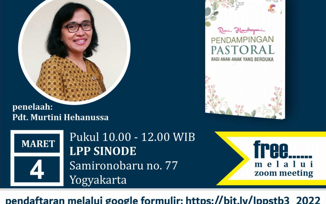 “Pendampingan Pastoral” Telaah Buku ke-3_2022