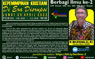 Kepemimpinan Kristiani di Era Disrupsi