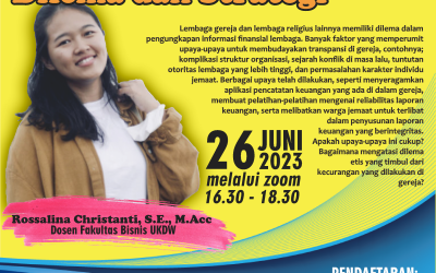 “Transparansi Informasi Keuangan di Gereja: Dilema dan Strategi”