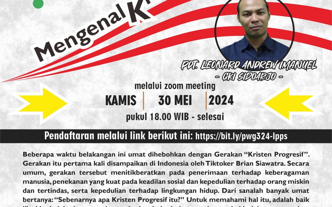 “Mengenal Kristen Progresif”