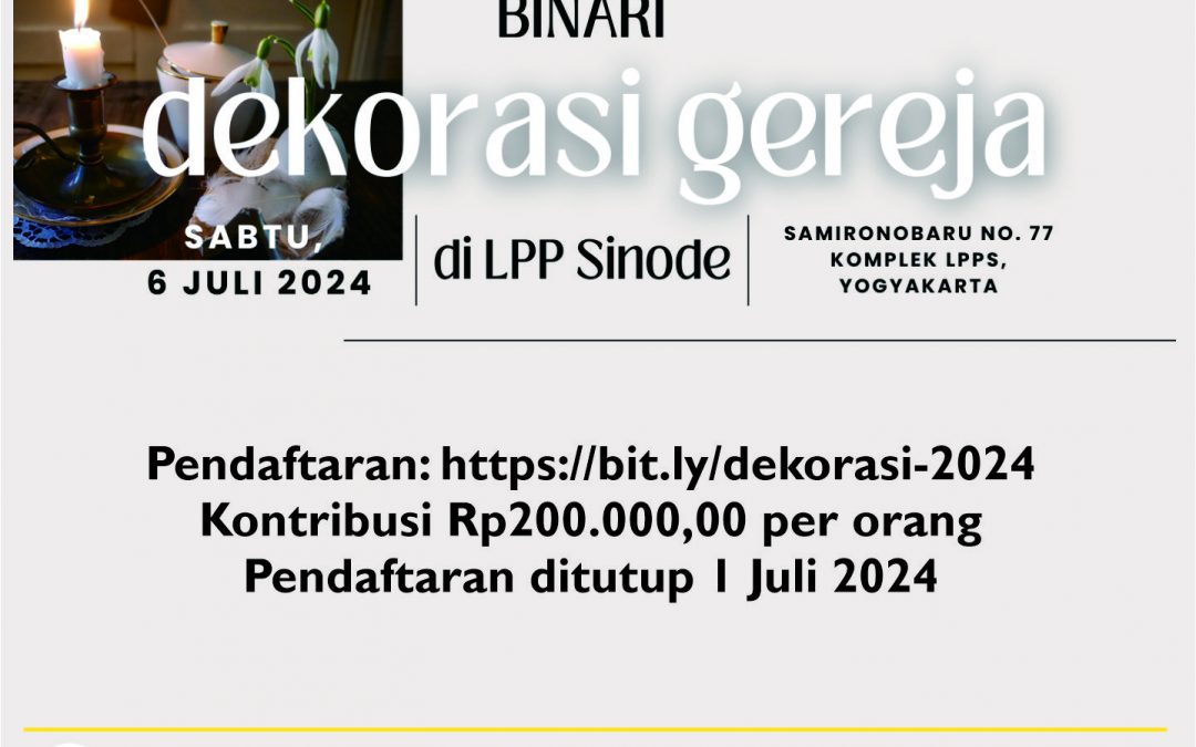 Binari Dekorasi Gereja