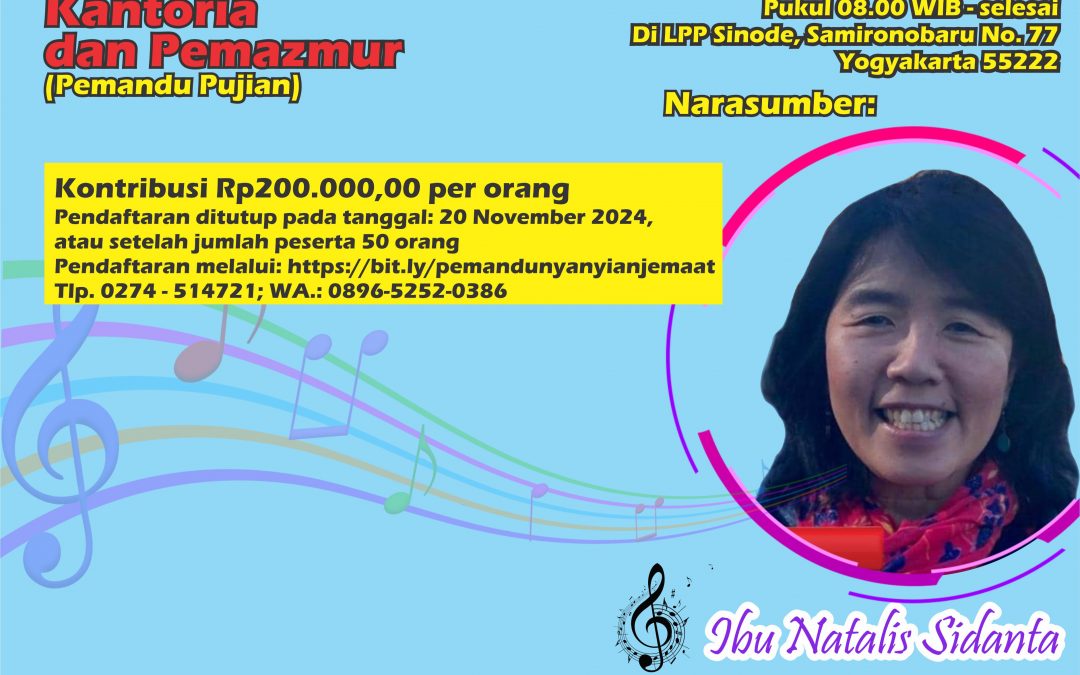 Binari Prokantor, Kantoria, dan Pemazmur (Pemandu Nyanyian Jemaat)